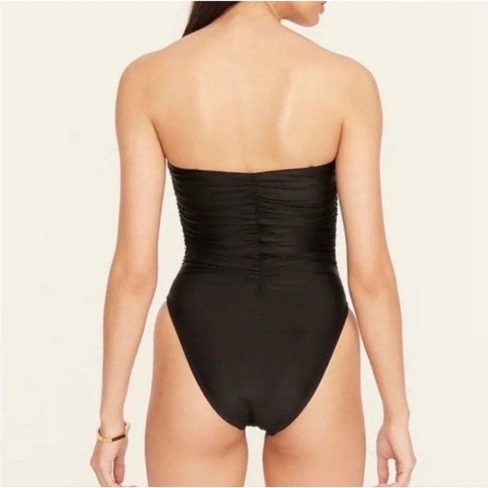 NWT J.Crew Ruched Sweetheart One Piece Swimsuit size 22 - Picture 3 of 8